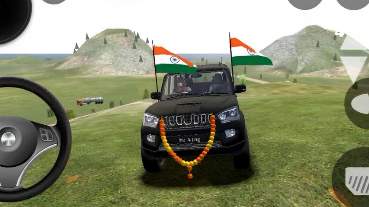 Modified mhindra scorpio 😈 modified mhindra clasic scorpio 😈 (part 1) flag 🇮🇳 and mala 🎀 modified 