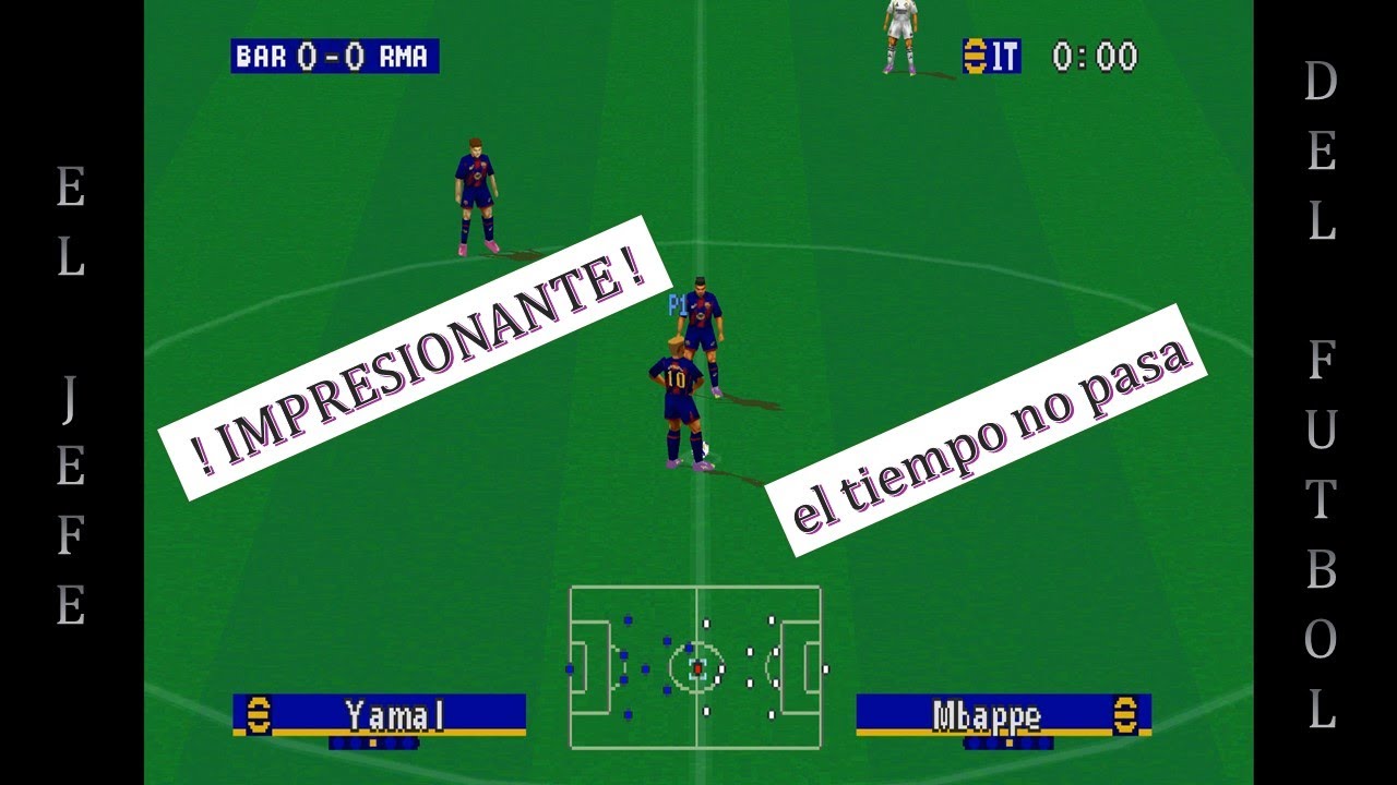 Review Efootball 2026 de PS1 Barcelona vs Real Madrid