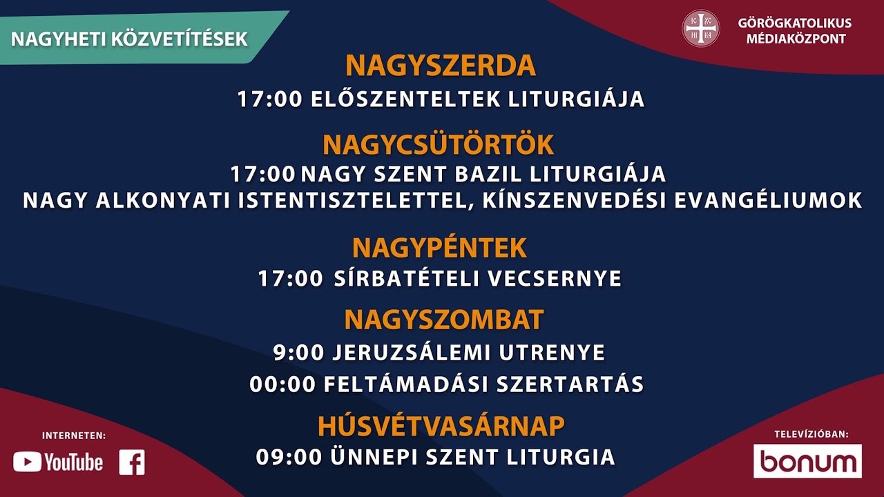 Sírbatételi vecsernye (2020.04.10.) Nagypéntek
