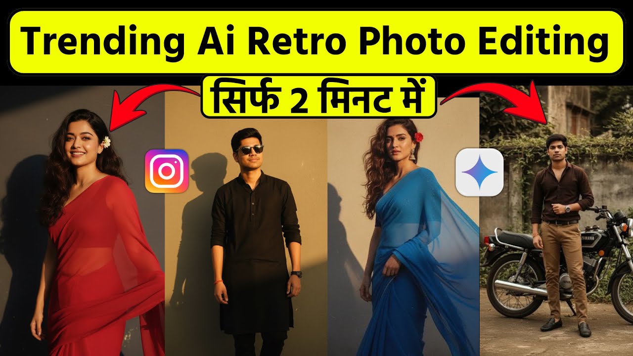 Trending Ai Retro Style Vintage Photo Editing Prompts | Google Gemini Viral Photo Editing