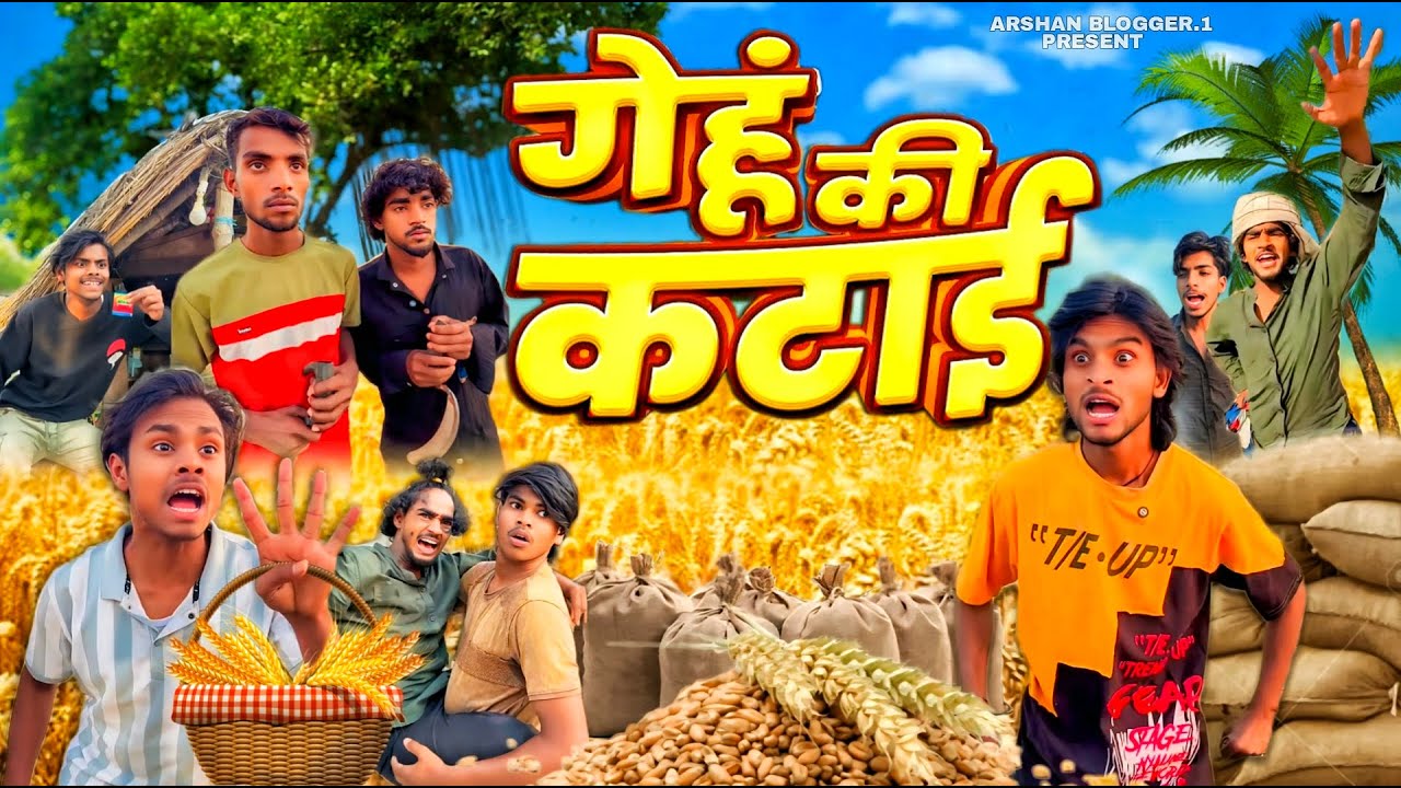 गेहूं की कटाई || Gehu ki katai || Ankit Jack Comedy || Comedy Video || #Ankitjackvines