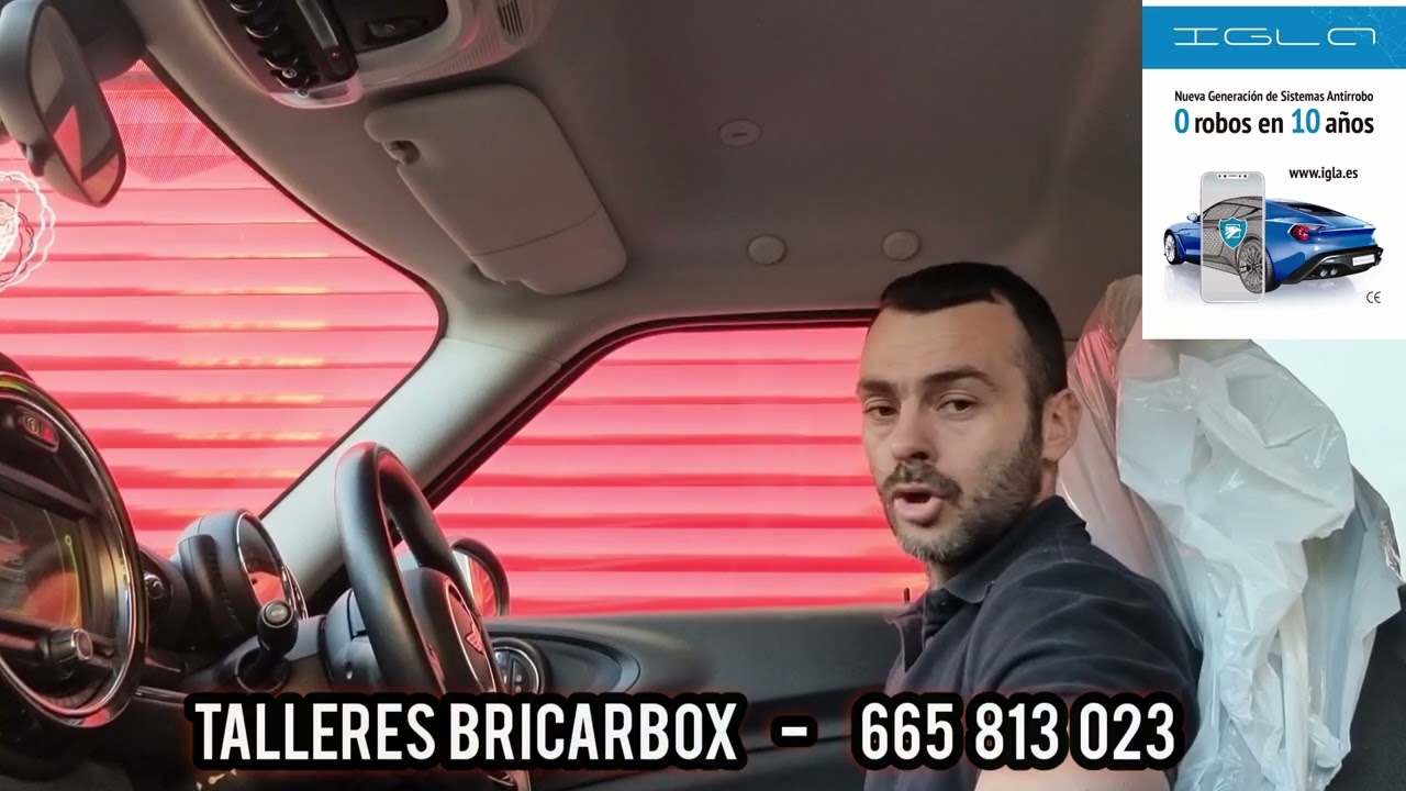 sistema antirrobo IGLA 231, mini clubman. Talleres bricarbox