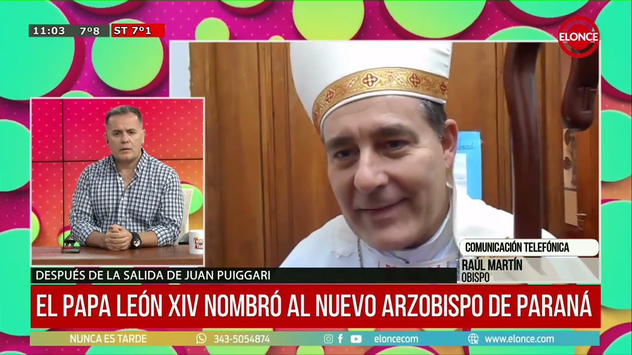Conocemos al flamante arzobispo de Paraná, Raúl Martín - 29/05/25