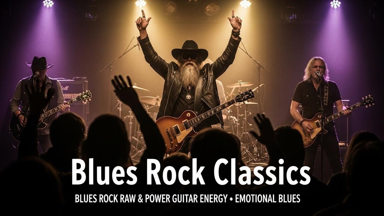 Led Zeppelin, Jimi Hendrix, Deep Purple, AC DC – Old School Rock Energy & Blues Fire