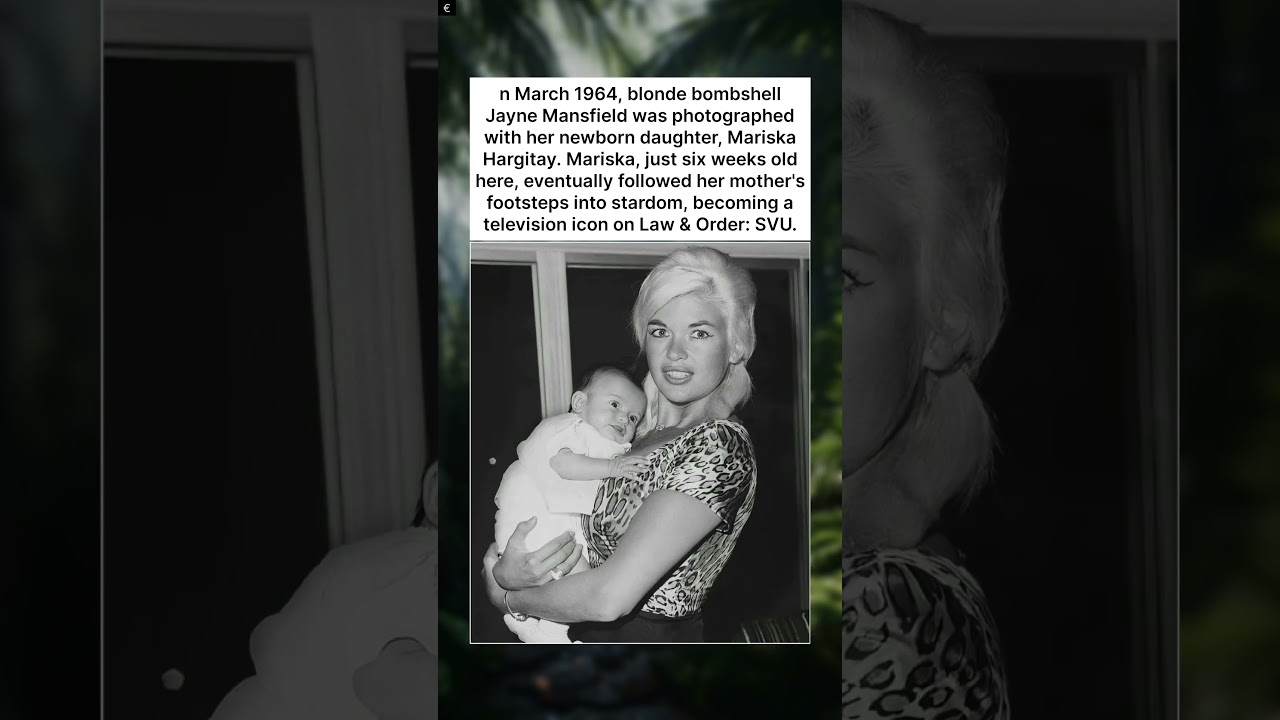 &ldquo;A Rare 1964 Photo of Jayne Mansfield with Her Infant Daughter&rdquo;.