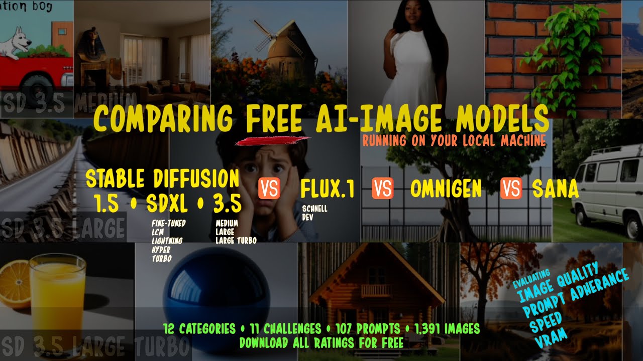 Stable Diffusion vs Flux vs OmniGen vs SANA