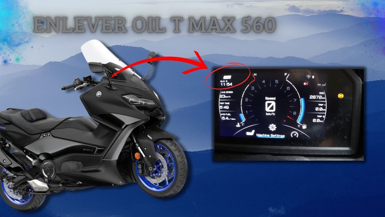 Comment enlever le voyant OIl sur Tmax 560 à partir de 2022 avec écran TFT #tmaxx #yamaha #tmax560 