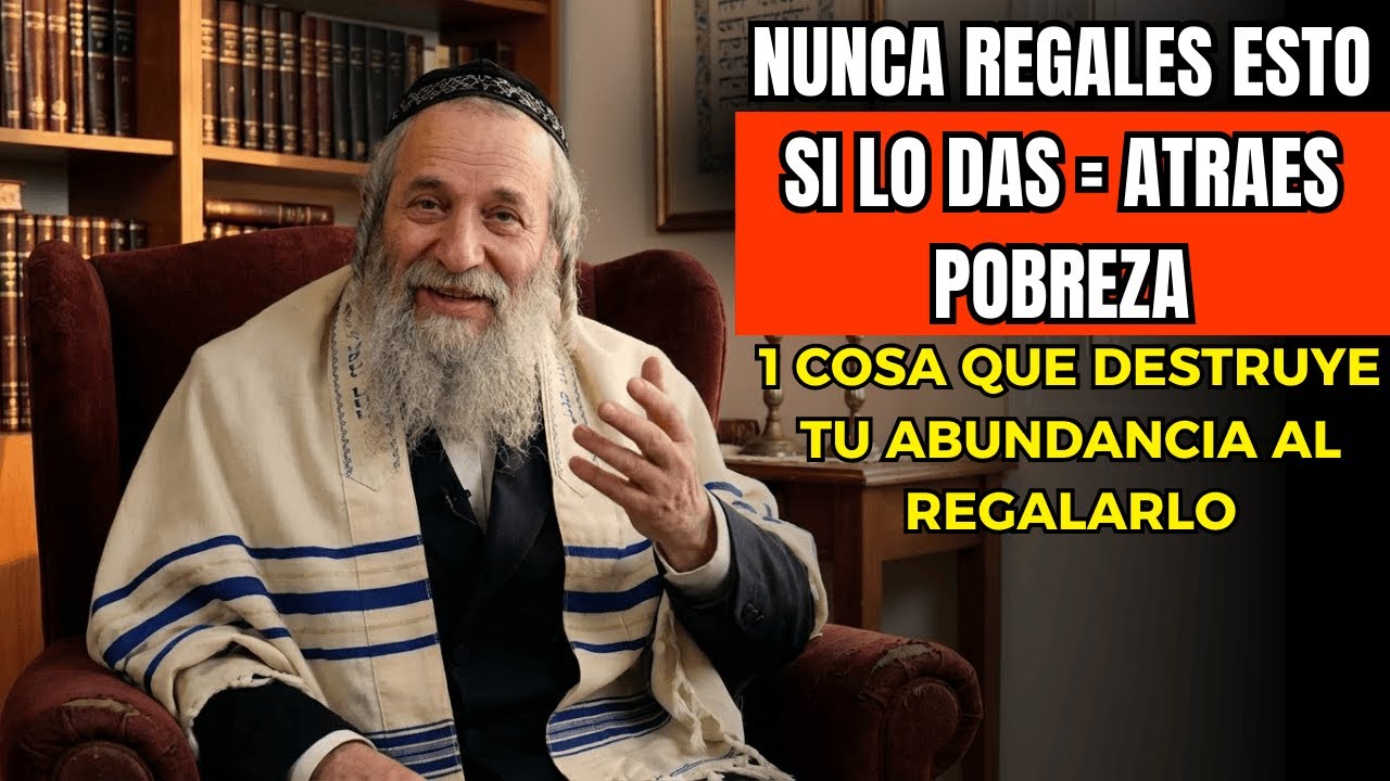 RABINO MILLONARIO: La ÚNICA Cosa Que NUNCA Debes REGALAR — Si La Das, Atraes POBREZA | Cábala