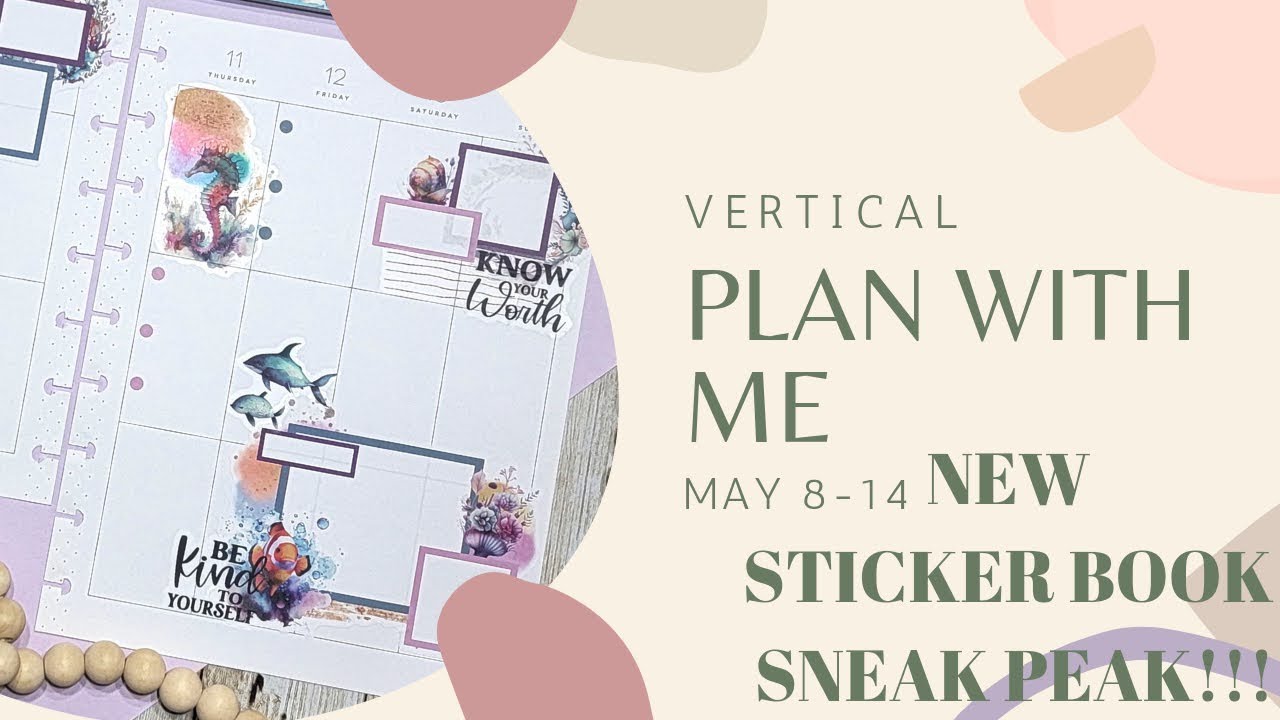 Plan With Me | The Happy Planner | Vertical | May 8-14