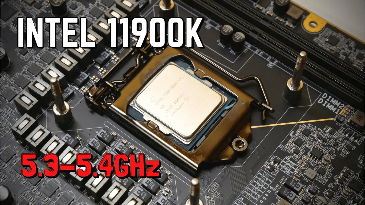 Первые впечатления от процессора Intel Rocket Lake i9 11900K &mdash; разгон до 5,3-5,4 ГГц на материнск...