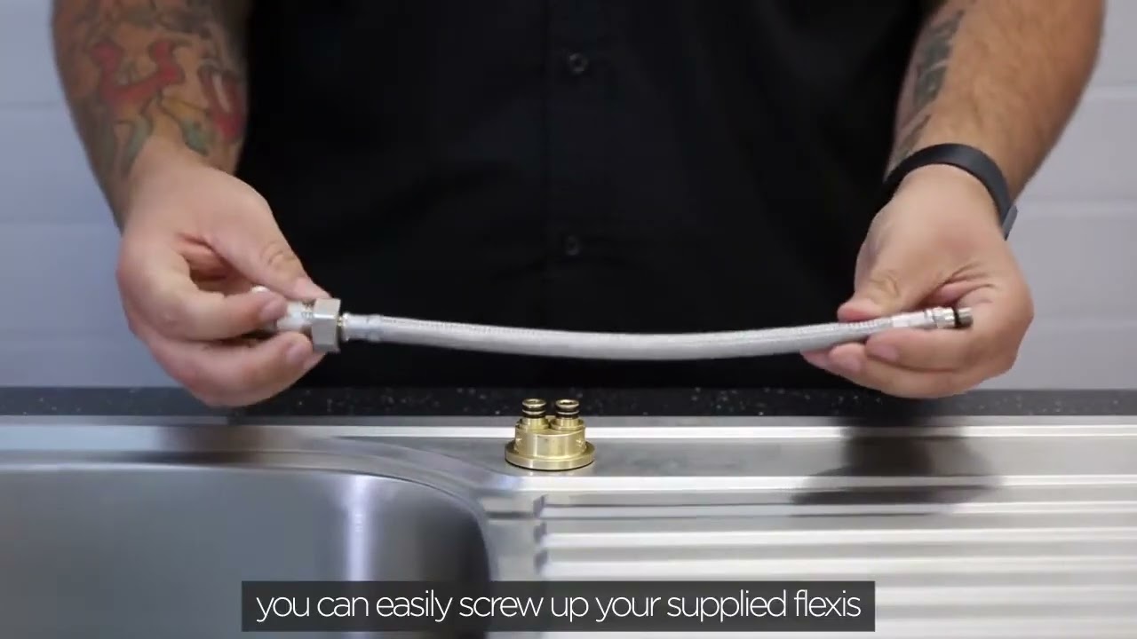 How to fit a Bristan EasyFit Kitchen tap with details