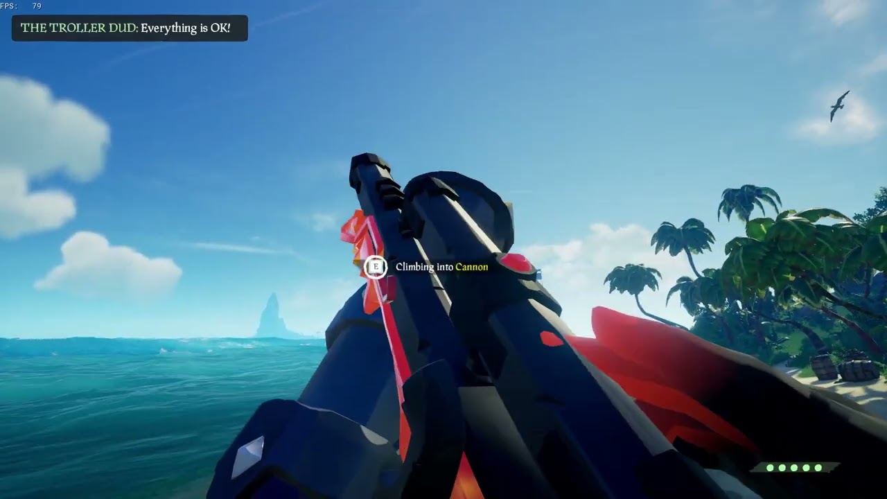 Sea of Thieves flying headshot!