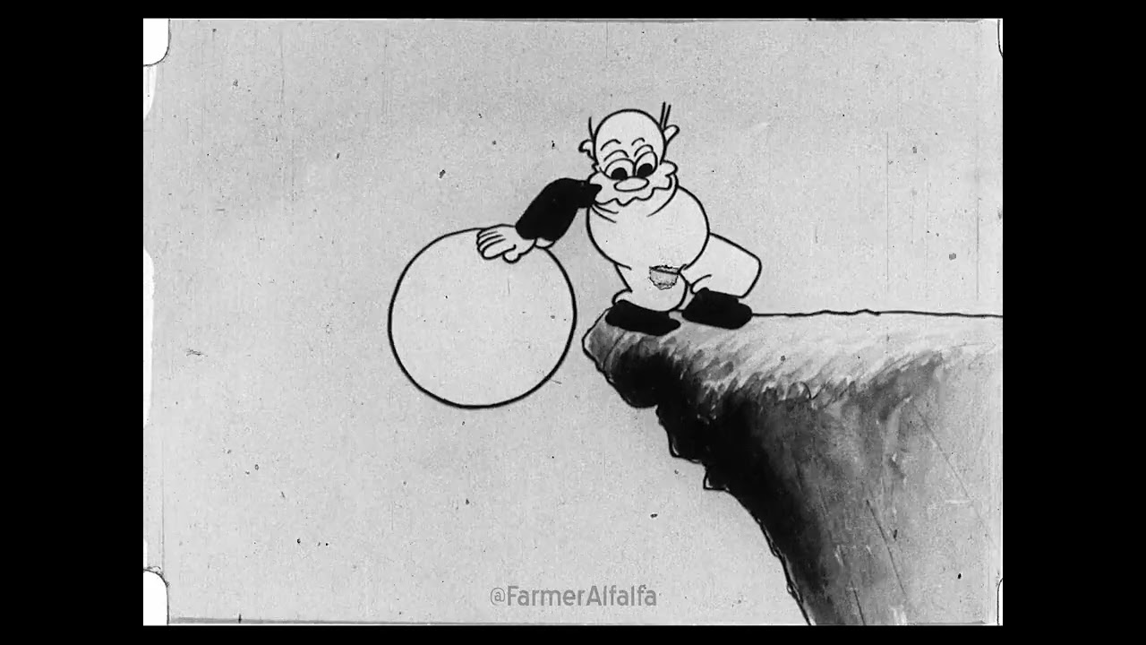 Bubbles | 1925 | Farmer Alfalfa | Aesop's Fables Silent Cartoon | Paul Terry