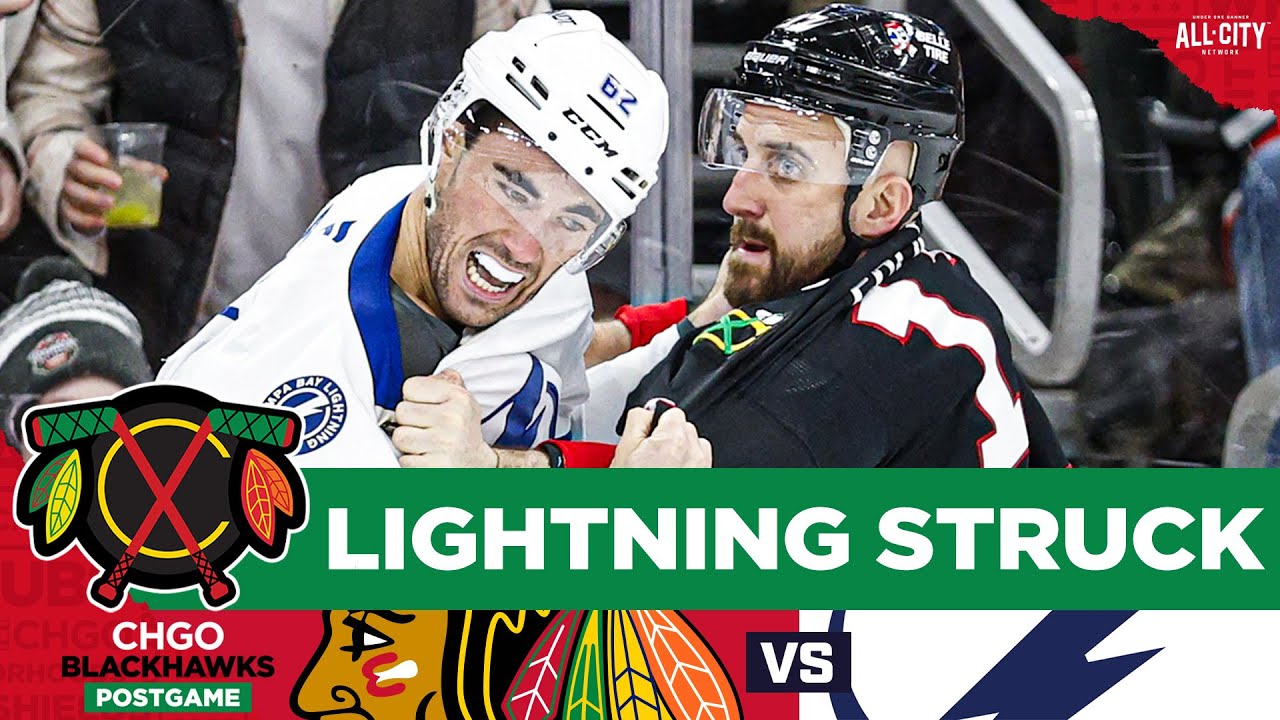 BLACKHAWKS POSTGAME: Hawks Lose Shootout THRILLER vs Lightning | CHGO Blackhawks