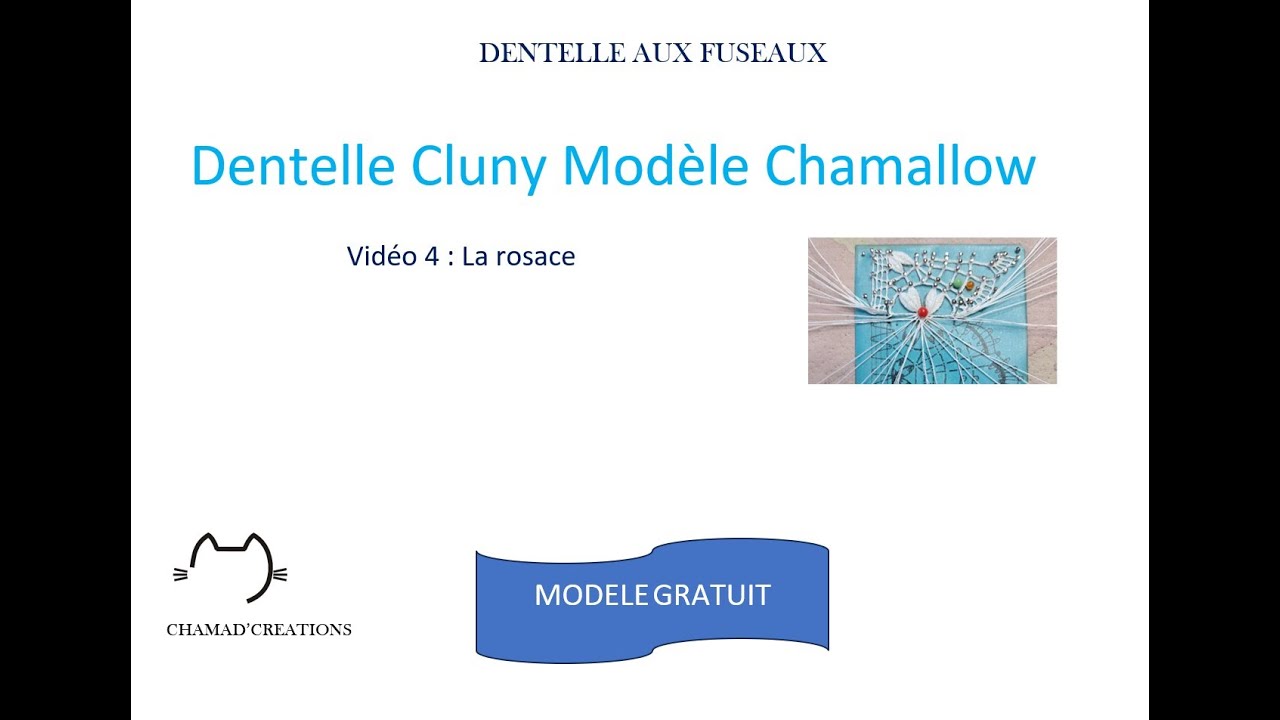 MODELE CHAMALLOW : vidéo 4: la rosace