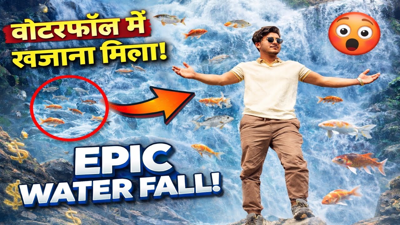“Ye Waterfall Normal Nahi Hai… Andar Kya Mila dekho Last Tak 😳🐟”