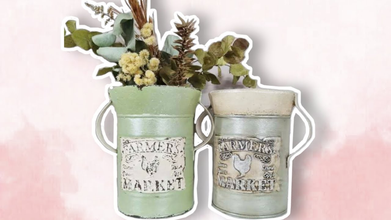 Tarritos Lecheros con Reciclado para Decoración o Centro de Mesa / Nina Druetta