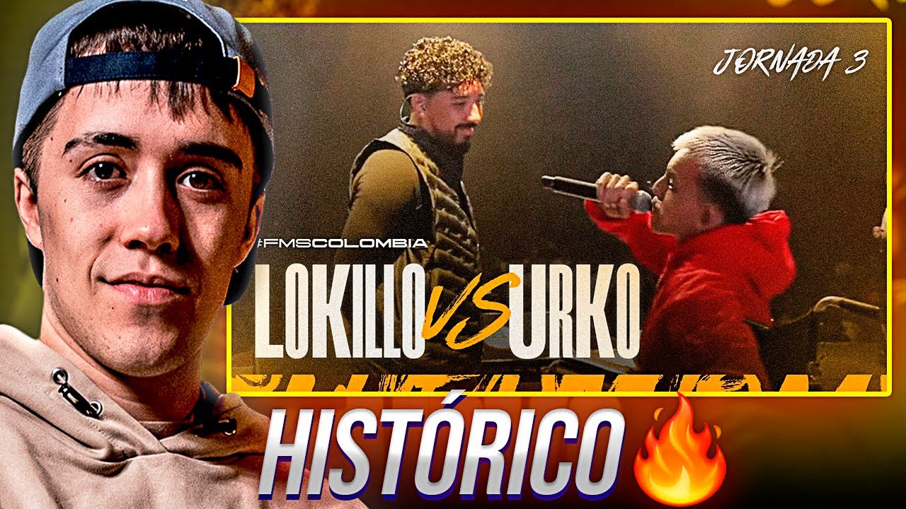 GAZIR reacciona a LOKILLO vs URKO en FMS COLOMBIA 🇨🇴