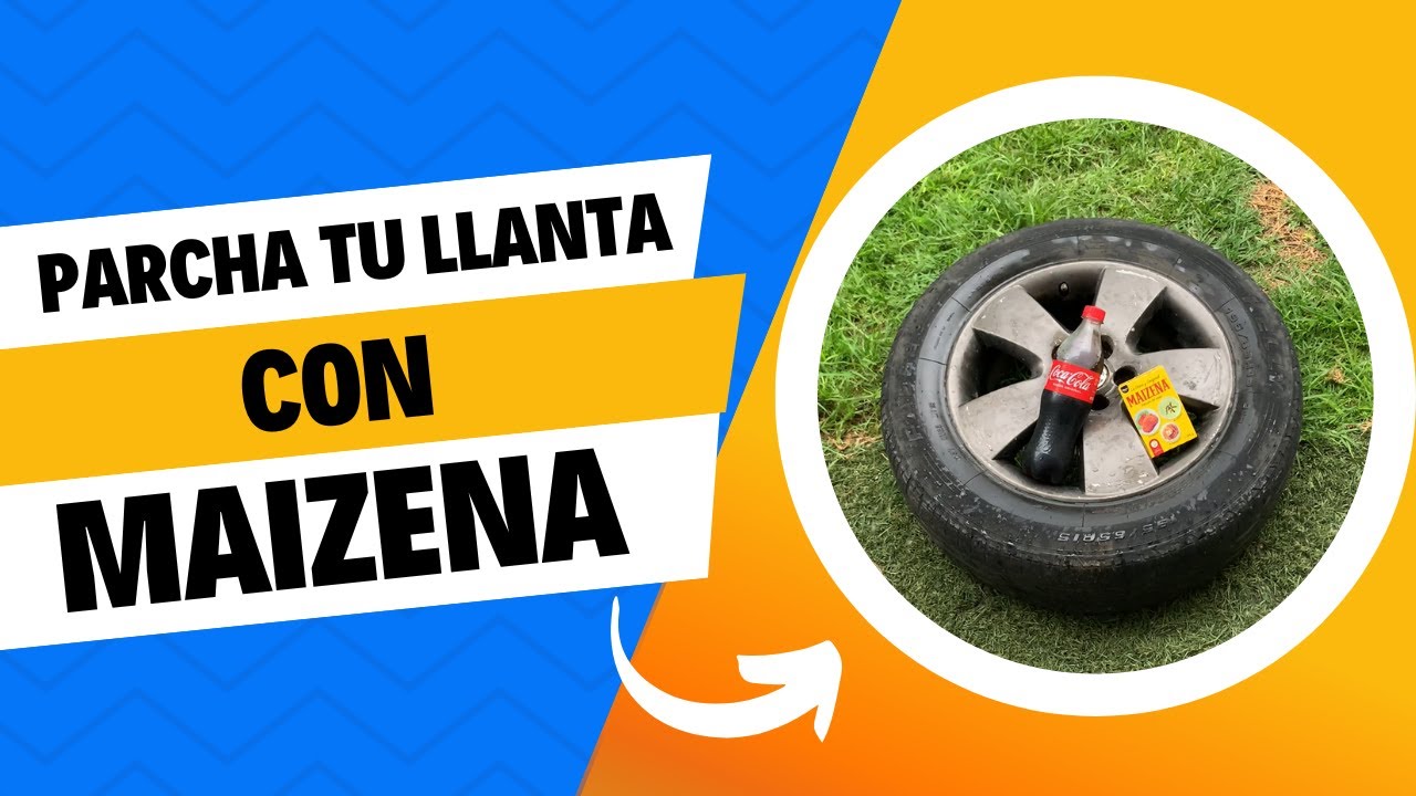 ¿COMO HACER SELLADOR CASERO PARA LLANTAS CON FUGA DE AIRE?