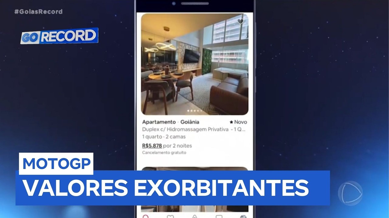Preços de aluguel para turistas disparam com a chegada do MotoGP em Goiânia