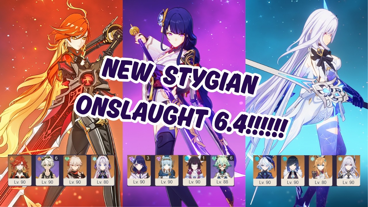 NEW Stygian Onslaught 6.4 (Luna V) Fearless | COR0 Mavika , C3R1 Raiden , C0R0 Skirk.