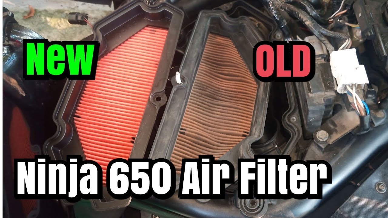 HOW TO REPLACE NINJA 650 ENGINE AIR FILTER (diy)