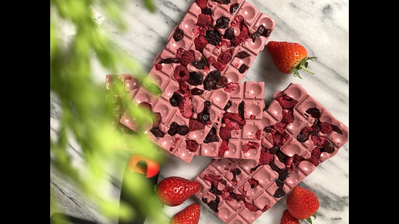 How to make Ruby Chocolate Bars (Facebook Live Stream Highlights)