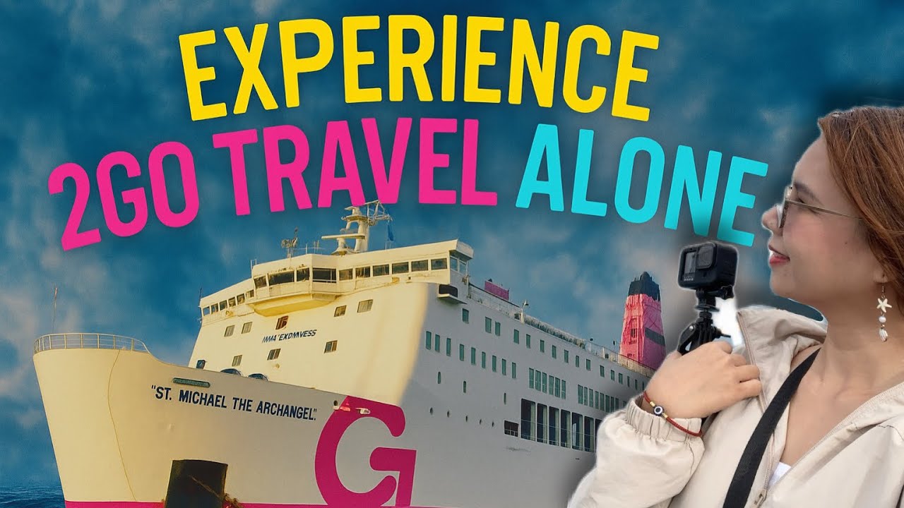 [EngSub] FIRST TIME TRAVEL ALONE BY THE SEA VIA 2GO *BACOLOD TO MANILA* #travel #2gotravel 