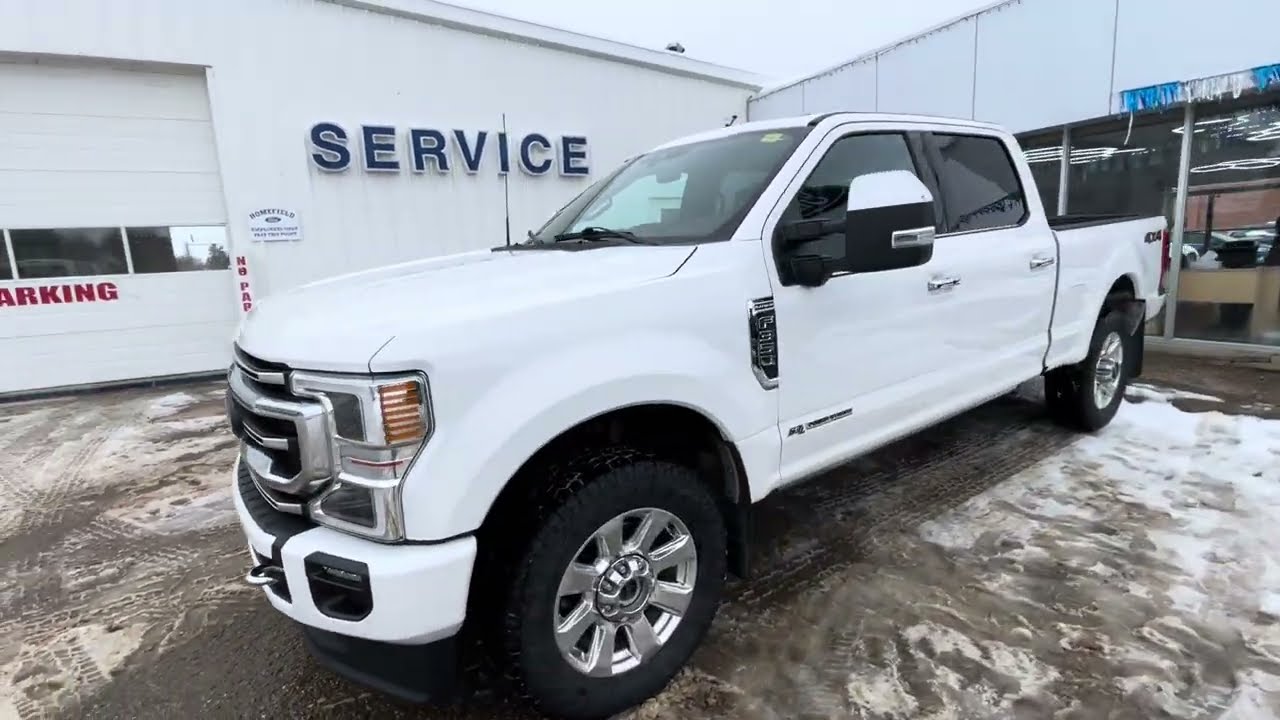 2022 Ford Super Duty F-350 SRW Platinum Platinum 4WD Crew Cab 6.75' Box-STK