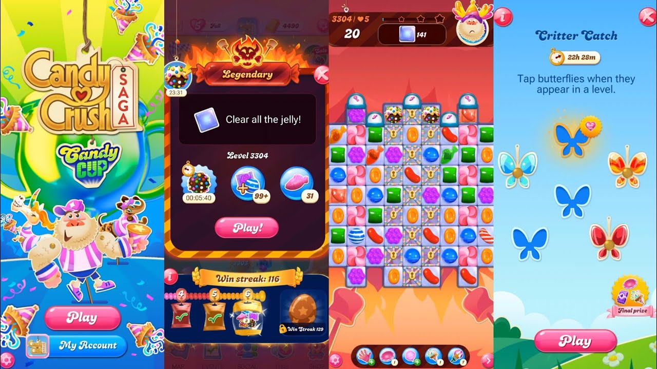 New Season How To Get Free Booster | Legendary Level 3304 | Candy Crush Saga | Candy Crush 