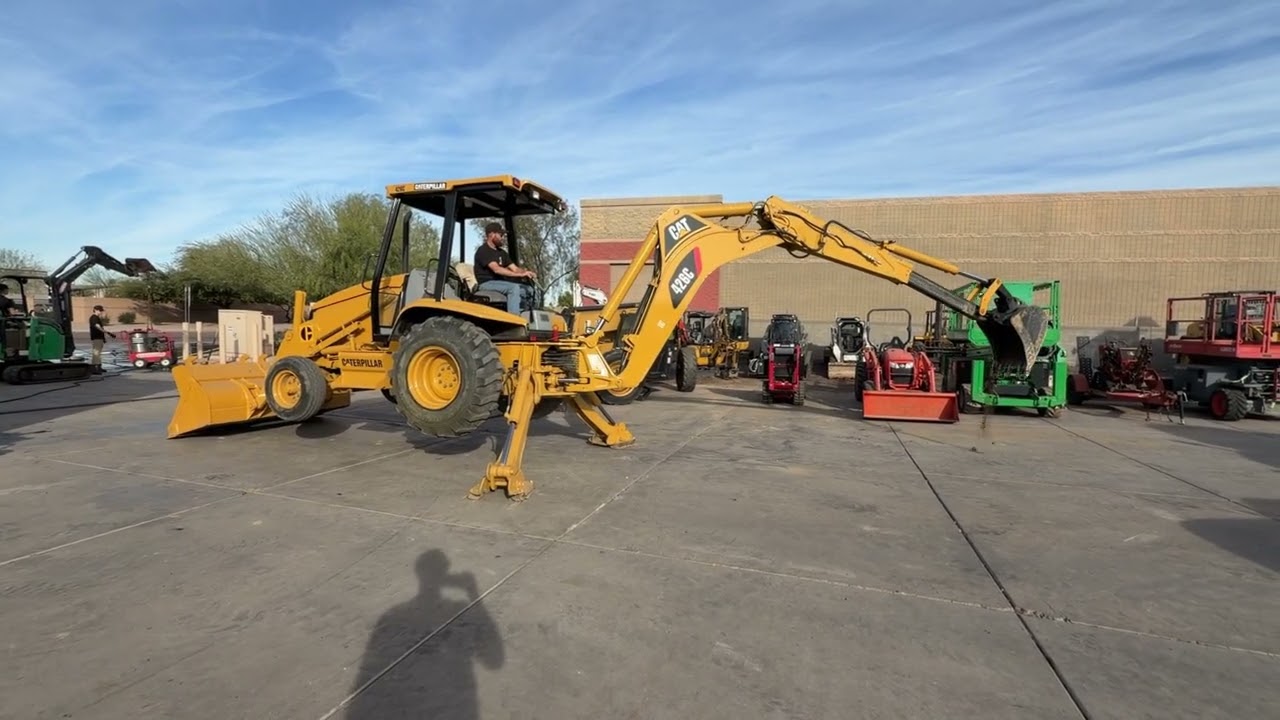 1998 CAT 426C Backhoe Walk Around!
