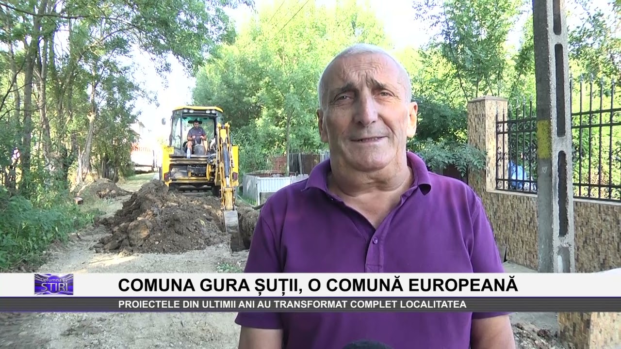 COMUNA GURA ȘUȚII, O COMUNĂ EUROPEANĂ