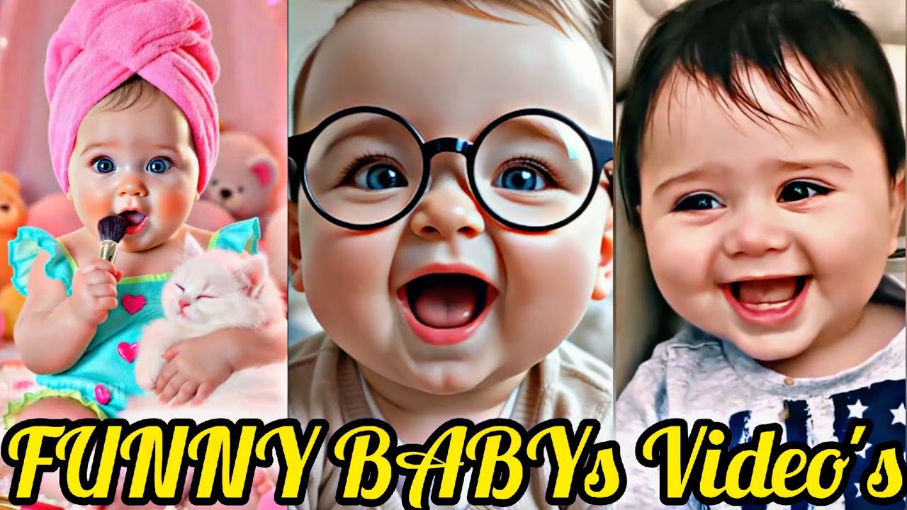 «Забавные видео с малышами 😂👶 | Милые и смешные моменты, когда малыши смеются | Подборка видео с ...