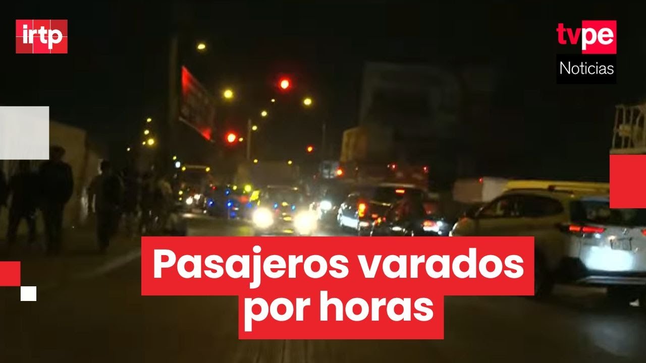 Intenso tr&aacute;fico en San Juan de Lurigancho por obras del bypass Las Torres