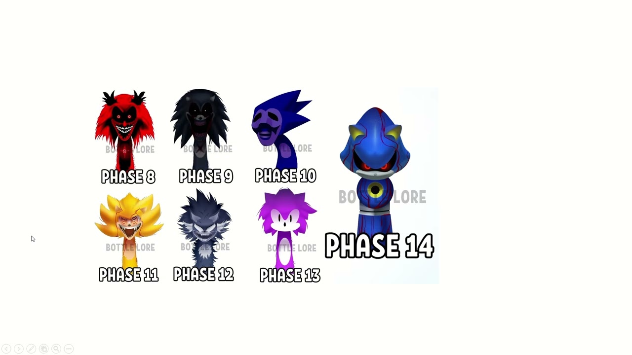 Sprunki Oc Sonic phase 1-31