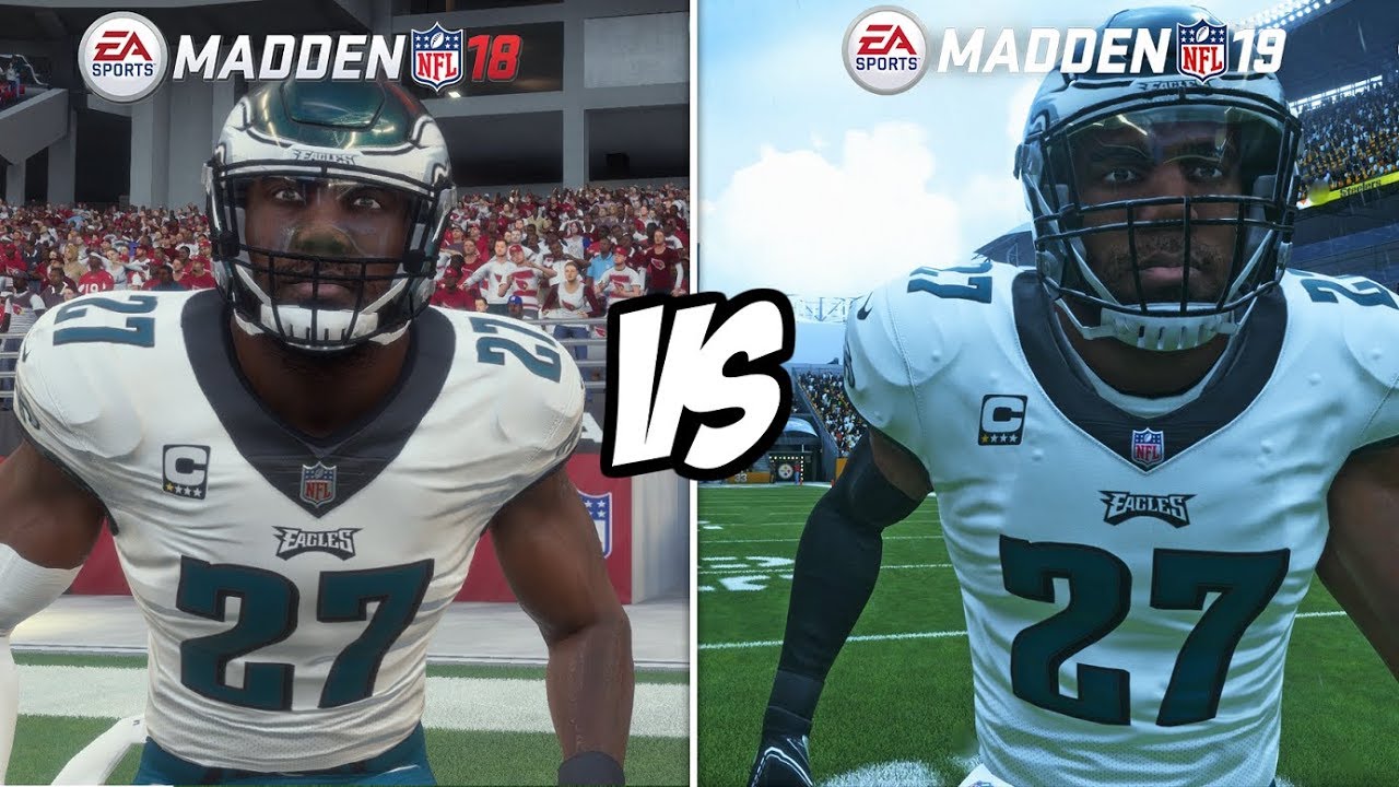 It's Not Even Close! Madden 19 Graphics vs. Madden 18!