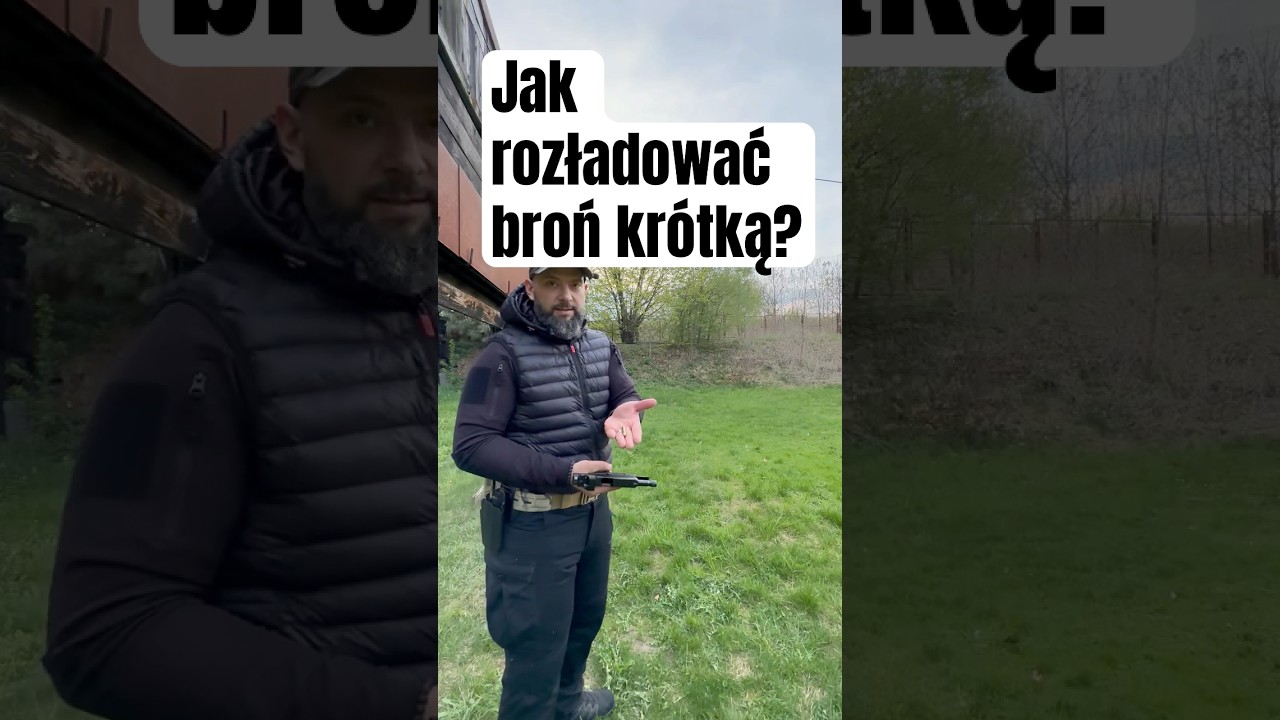 Jak rozładować pistolet?