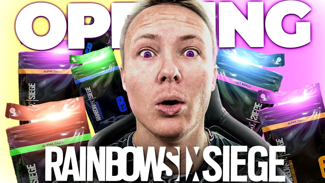 100+ ALPHA PACK opening😱| Rainbow 6 Siege