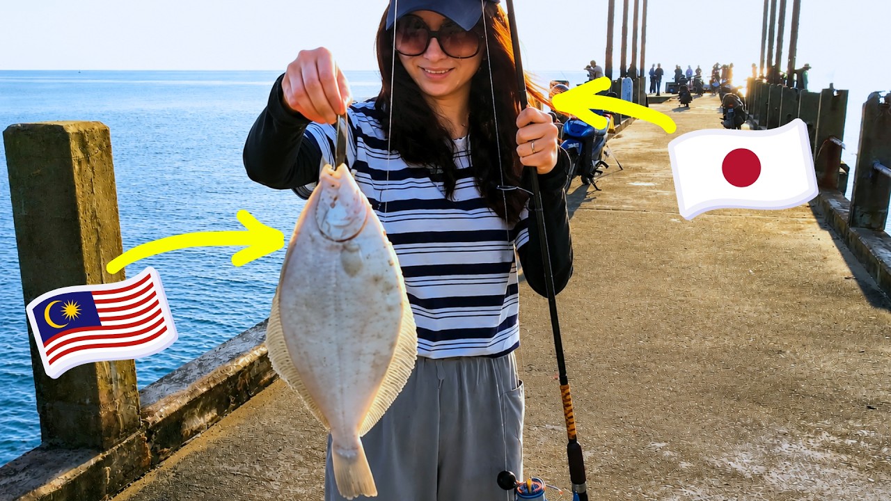 Japanese Catch & Cook Flounder in Terengganu! BBQ & Fresh Sashimi