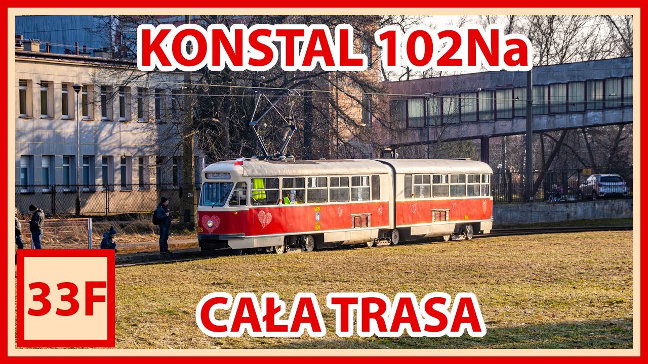 102Na na linii 33F z okazji 33. finału WOŚP | Cała trasa | MPK Częstochowa