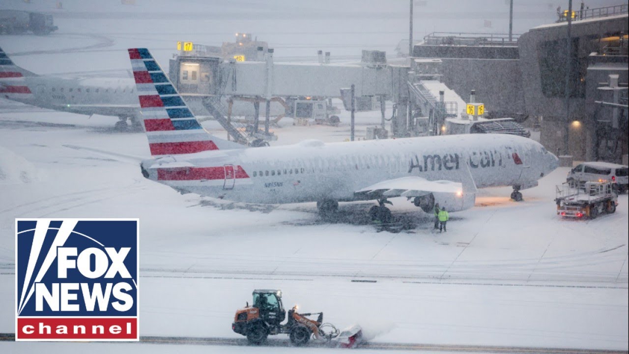 COLOSSAL winter storm causes major flight delays: ‘Hoping to get back to normal’