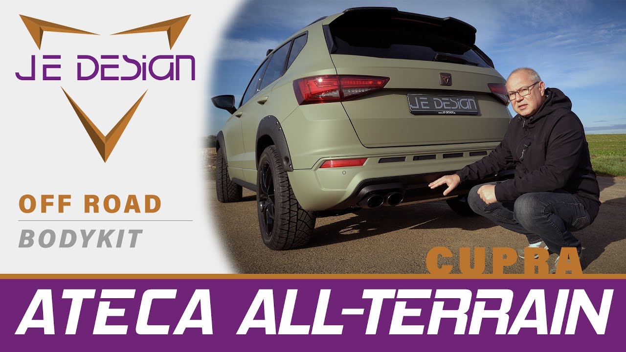 Cupra Ateca facelift mit JE DESIGN ALL-TERRAIN Off Road Umbau, Höherlegung, Folierung & Sonderlack
