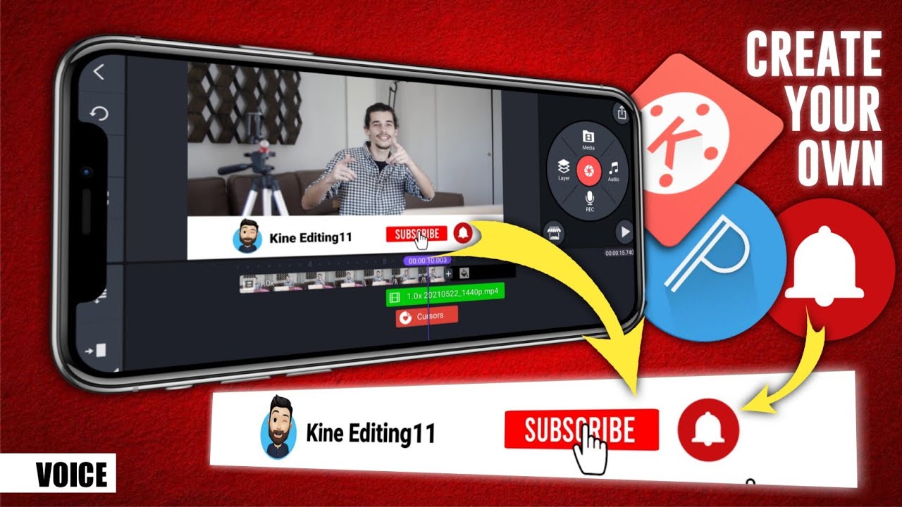 How To Make Subscribe Bell Intro Animation In Android | how to make own Subscribe button | Android