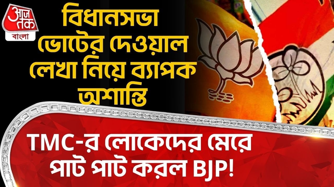 বিধানসভা ভোটের দেওয়াল লেখা নিয়ে ব্যাপক অশান্তি, TMC-র লোকেদের মেরে পাট পাট করল BJP! Malda Chaos