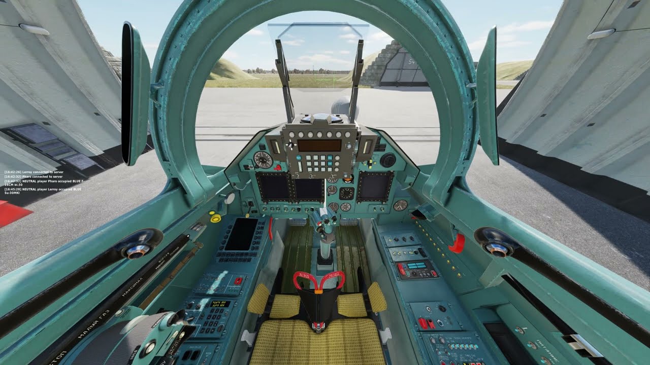 DCS SU-30 MOD Startup And  Engine Shut Down (Updated)