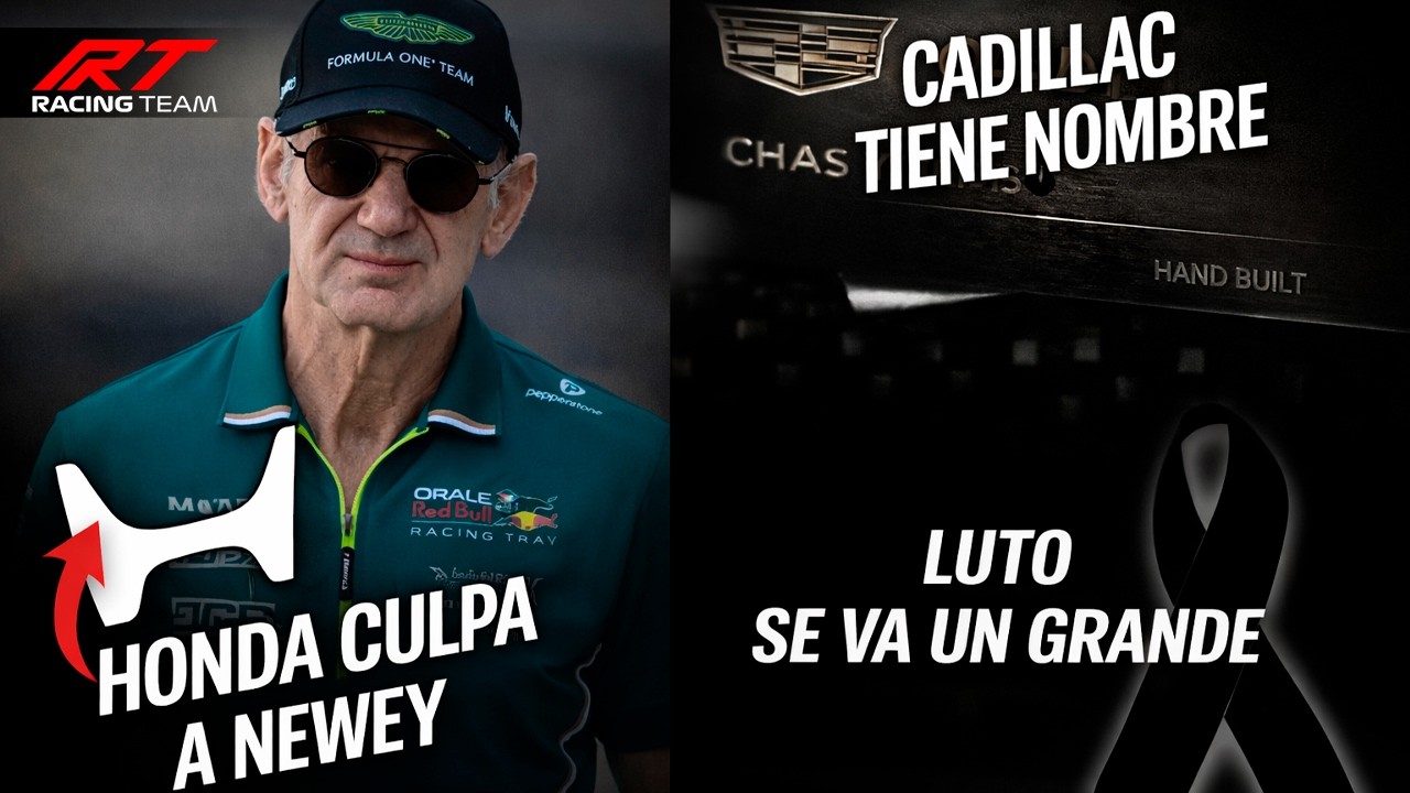 🚨 ¡BOMBAZO! HONDA CULPA a NEWEY por MAL PASO 🧐 CADILLAC ya TIENE NOMBRE ✔️ LUTO, SE VA UN GRANDE 🙏