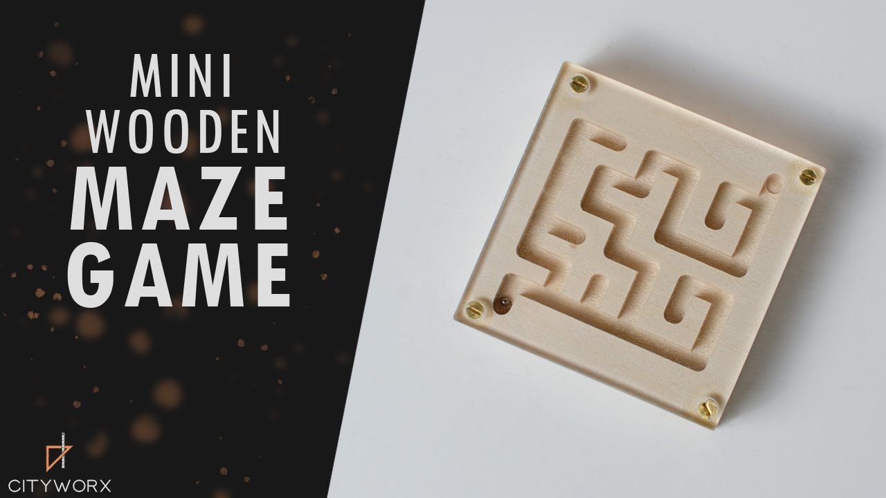 Mini Wooden Maze Game | CityWorx