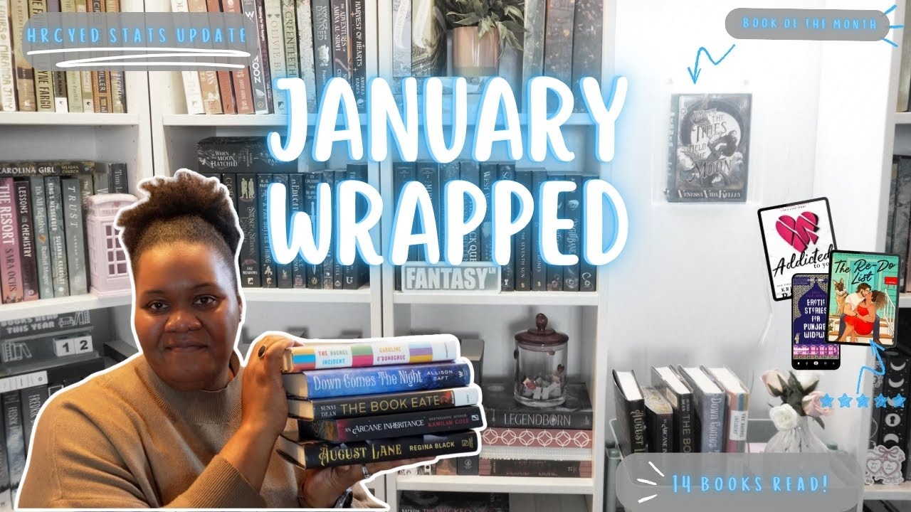 the 14 books i read in january 📘☃️🩵 monthly reading wrap up