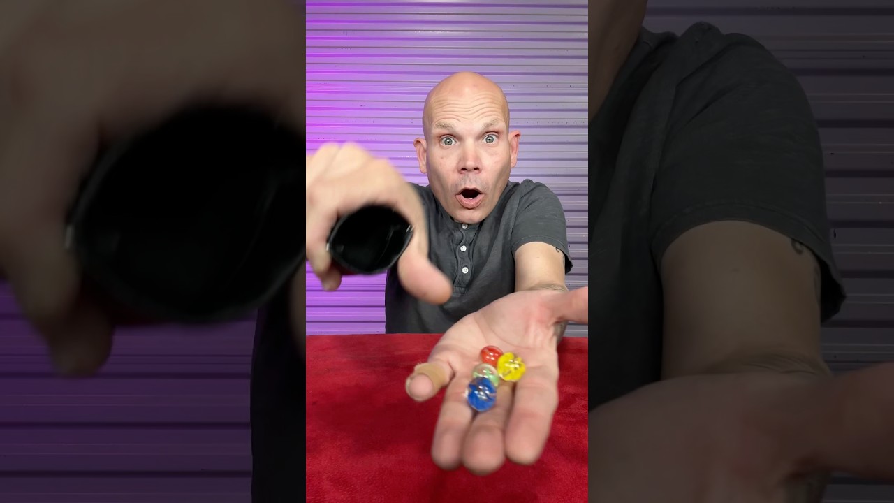Marbles Turned Flat?! You Won't Believe This! 🤯 #shorts