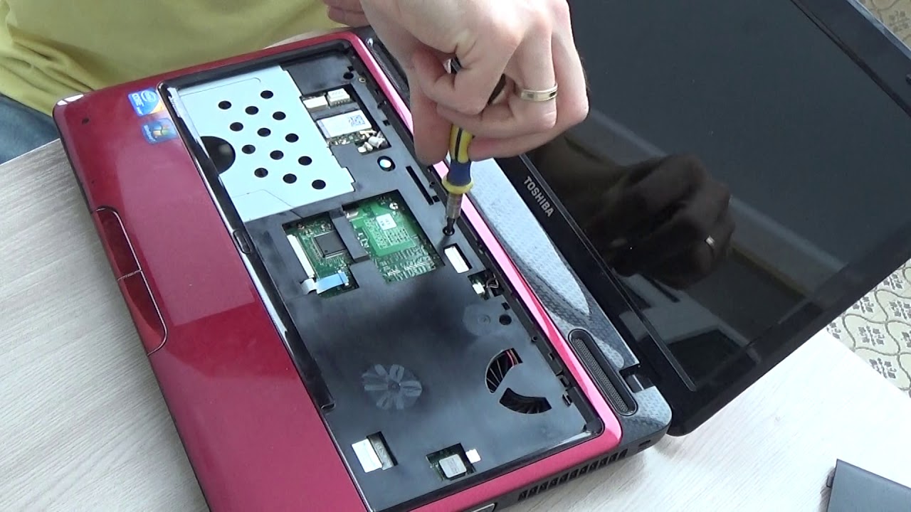 Разборка ноутбука Toshiba l635-10w